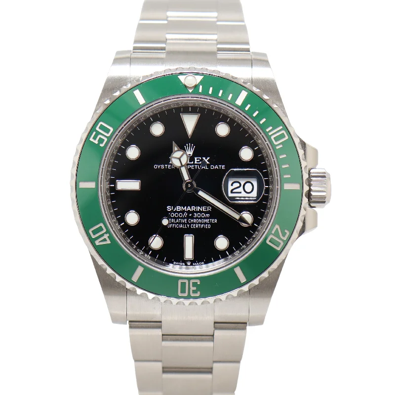 Men's Fitness Watch with GPS-Rolex Submariner 41mm Black Dial Watch Ref# 126610LV