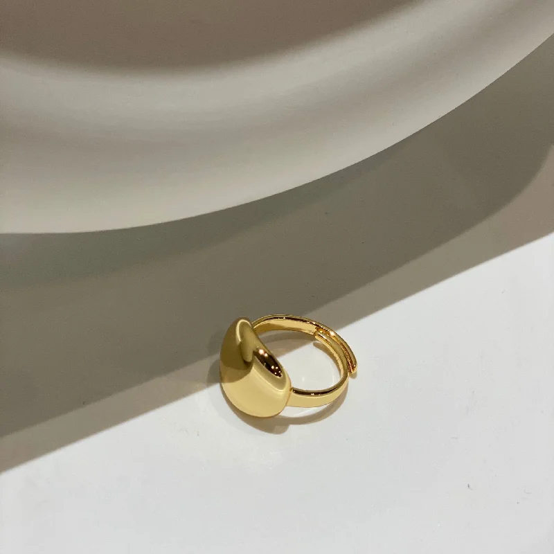 Gold Mirror Ring