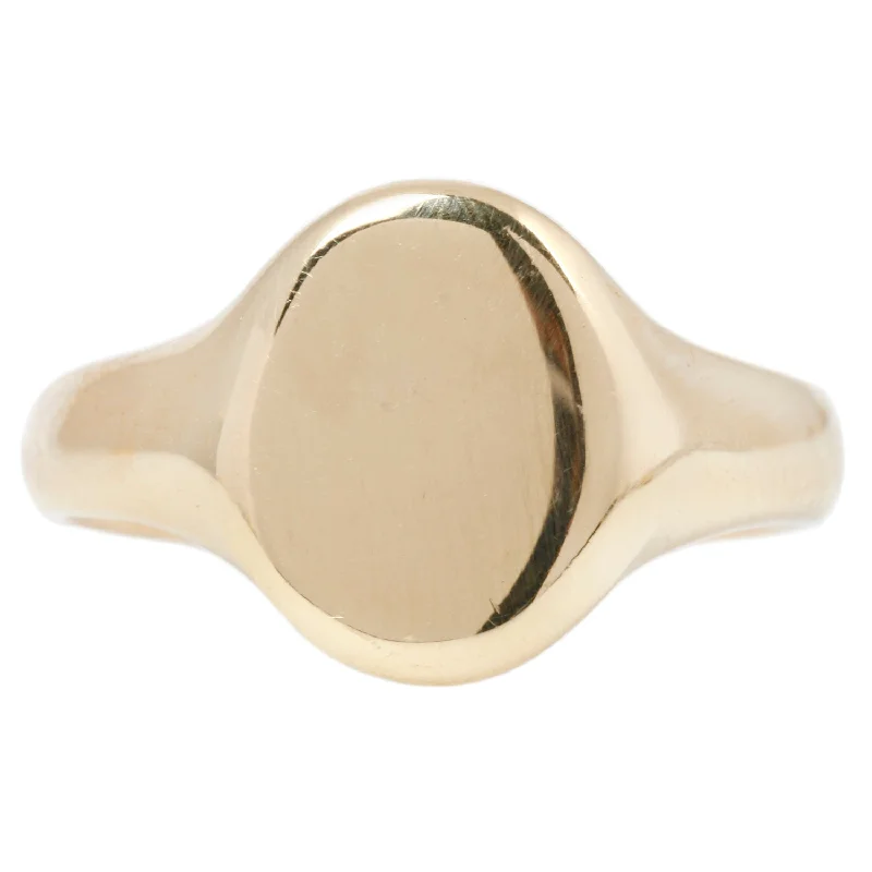 Art Deco Oval Signet