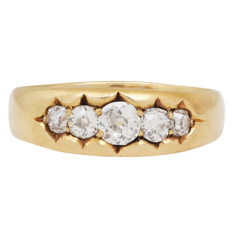 Quintet Star Diamond Ring