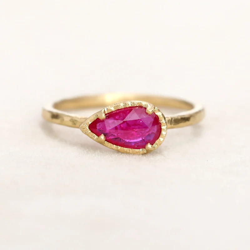 0.71ct Ruby  Ring