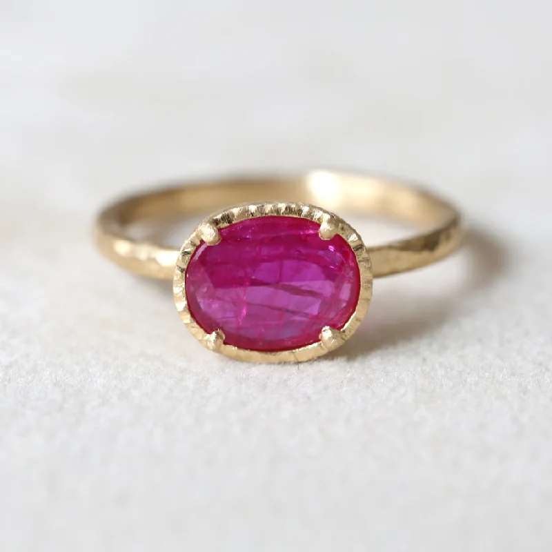 1.11ct Ruby Ring