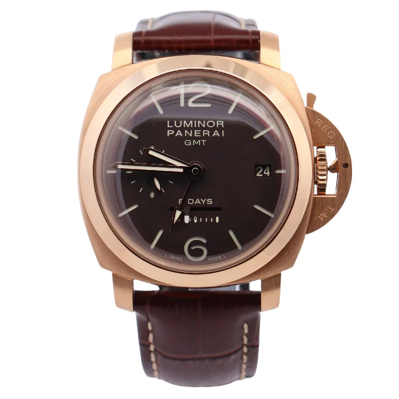 Casual Watch for Everyday Wear-Panerai Luminor 44mm Brown Dial Watch Ref# PAM00289