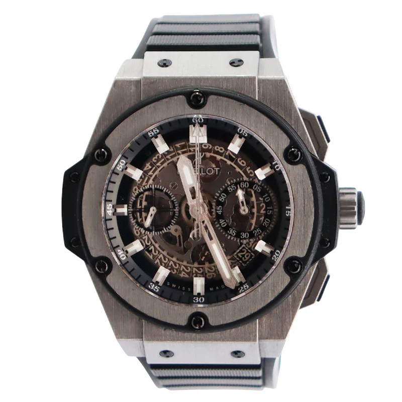 Classic Men's Watch with Automatic Movement-Hublot Big Bang 48mm Black Dial Watch Ref# 701.NX.0170.RX