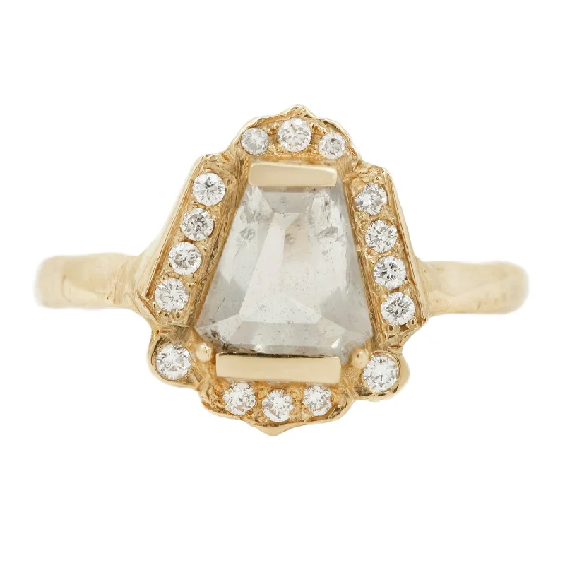 Pillar of Light Diamond Ring