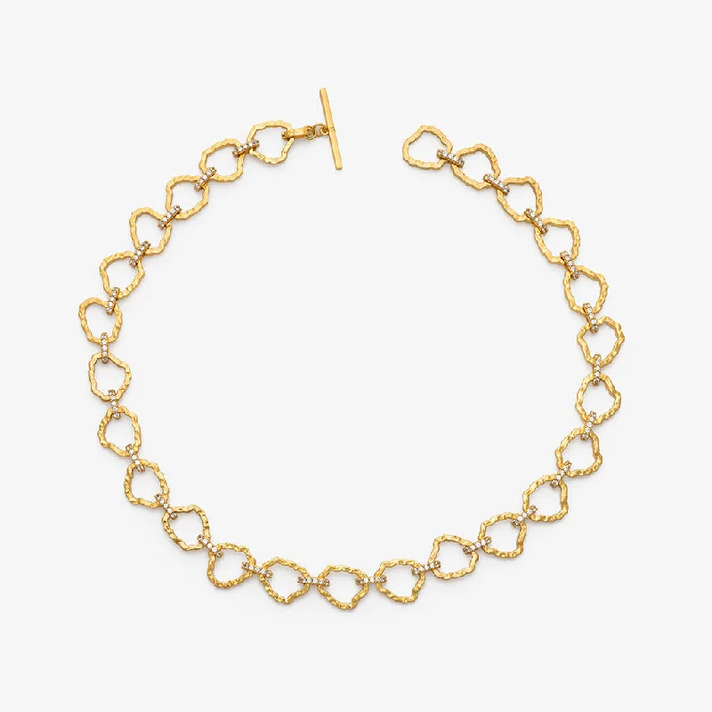 Long Silver Necklace-South of Broad Gold Plated Necklace