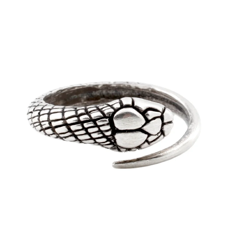 Silver Single Snake Ring