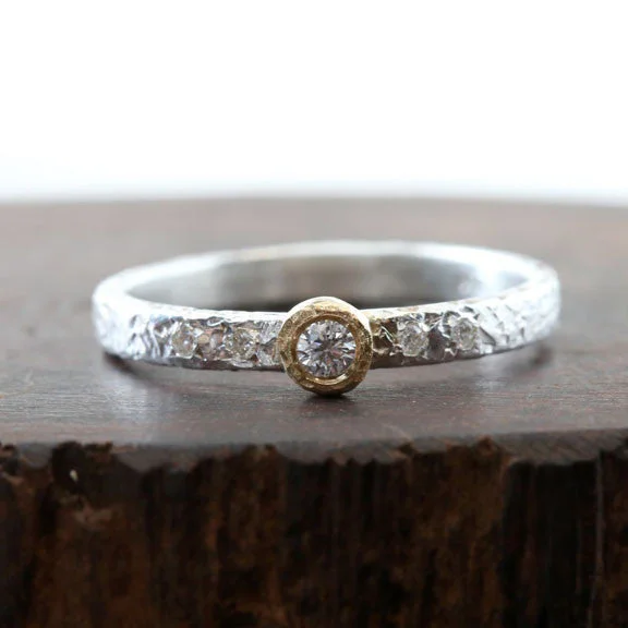 Moonlight Bezel ring