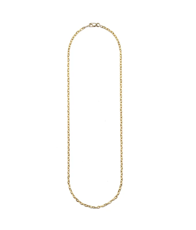 Gold-Plated Pendant Necklace-14k Gold Keepsake Chain Necklace