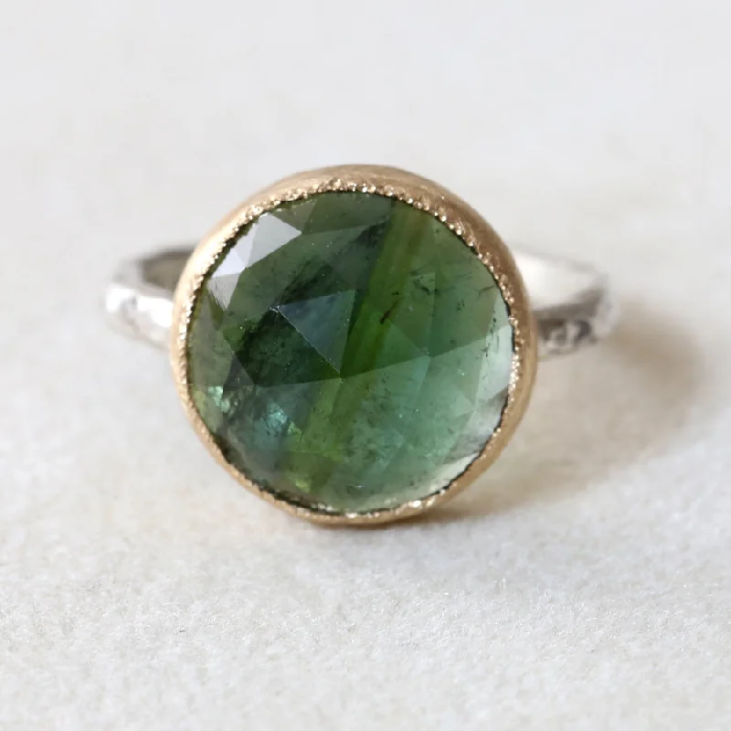 7.47ct Green Tourmaline Ring