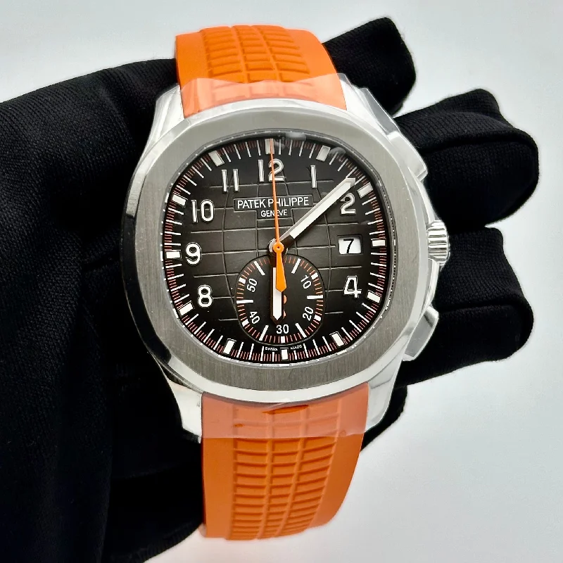 Sports Watch with Heart Rate Monitor-Patek Philippe Aquanaut 5968A-001