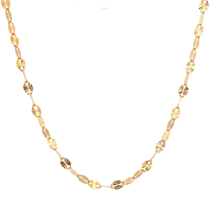 Rose Gold Necklace-Valentino Necklace