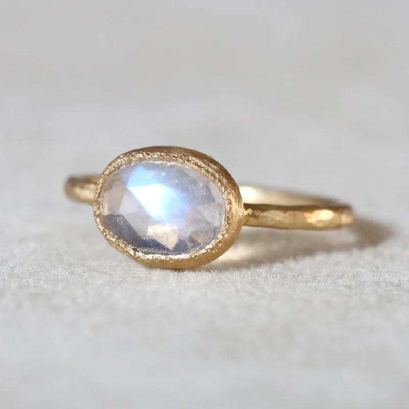 Oval Moonstone Ring