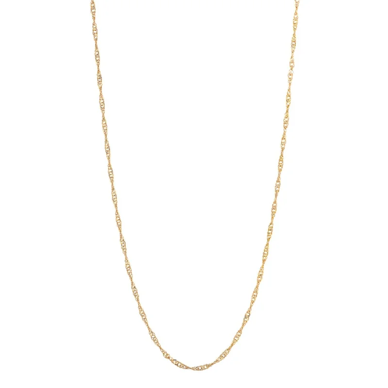 Fashionable Gemstone Bar Necklace-Singapore Chain Necklace