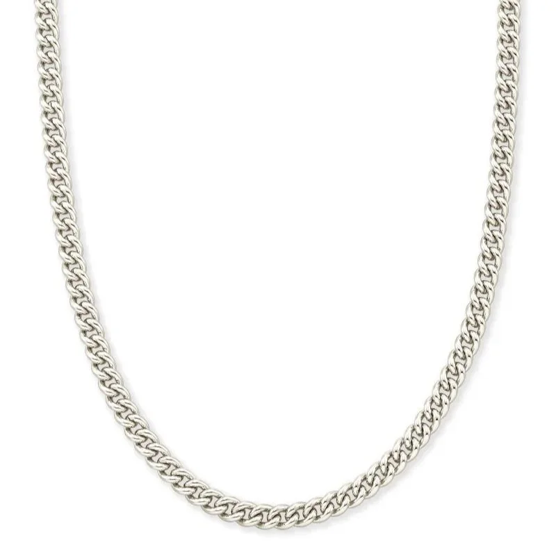 Personalized Chain Necklace-Kendra Scott | Ace Chain Necklace in Silver