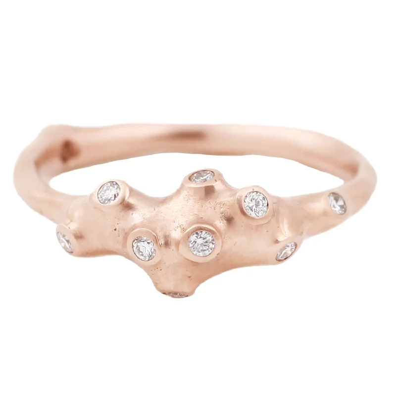 Rose Gold Barnacle Ring