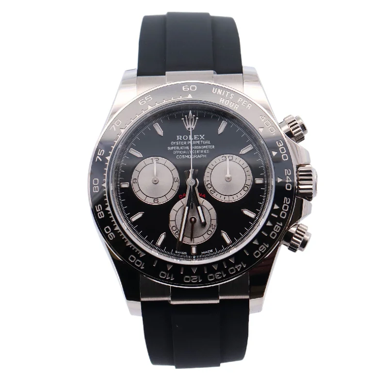 Personalized Men's Watch-Rolex Daytona 40mm Black Dial Watch Ref# 126519LN