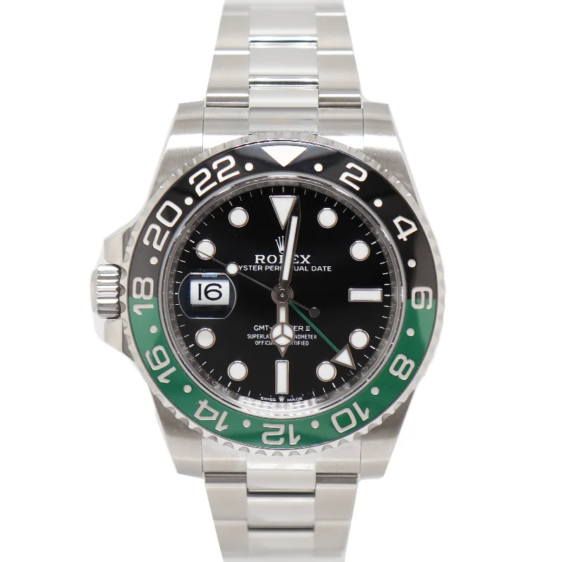 Smart Fitness Watch for Men-Rolex GMT-Master II 40mm Black Dial Watch Ref# 126720VTNR