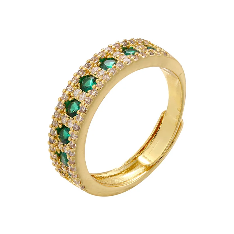 Gold Green Diamond