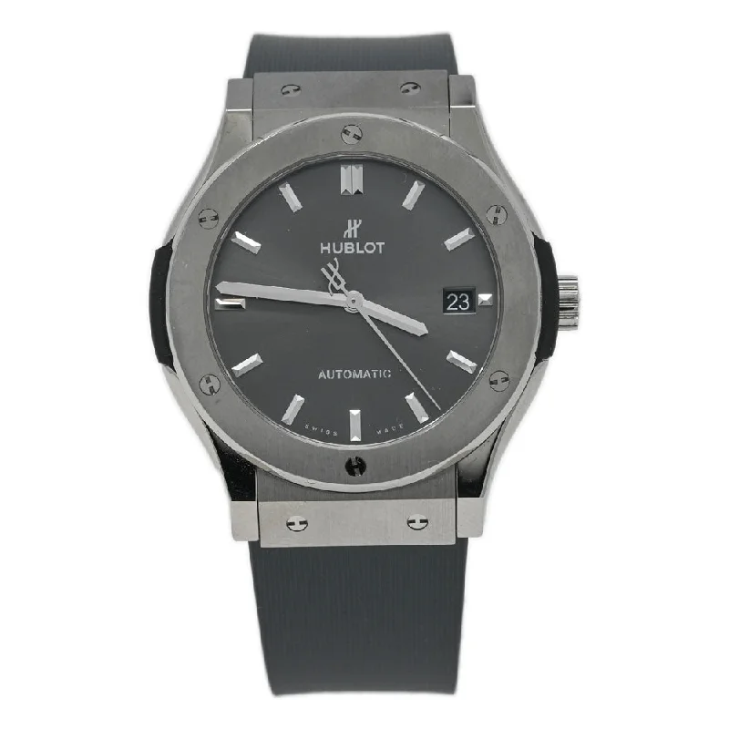 Customizable Smartwatch for Fitness-Hublot Classic Fusion 42mm Grey Dial Watch Ref# 542.NX.7071.LR