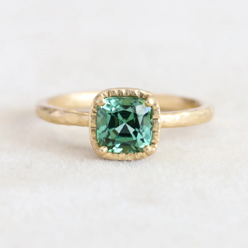 1.23ct Mint Tourmaline ring