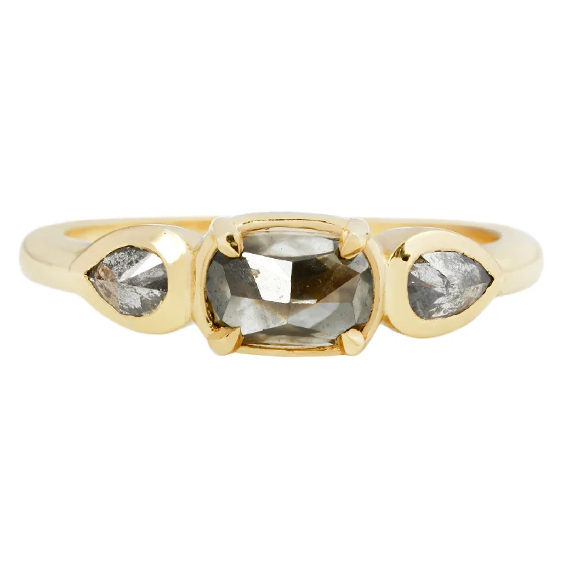 Three Moons Diamond Ring