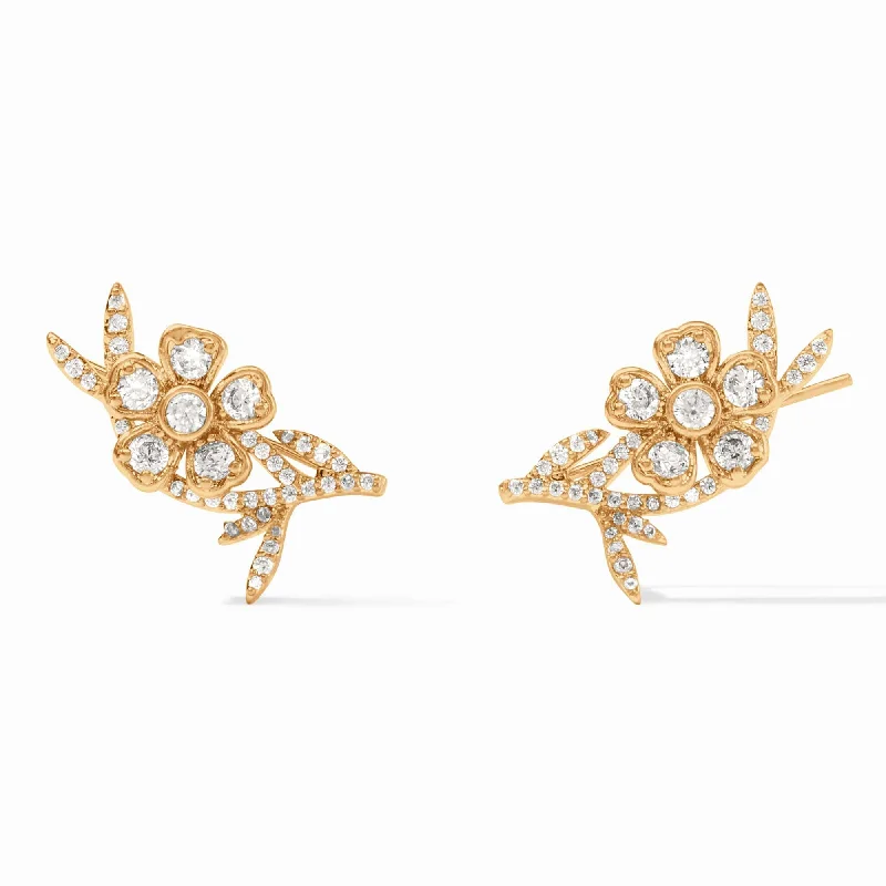 Classic Gold Earrings-Laurel Climber Earring