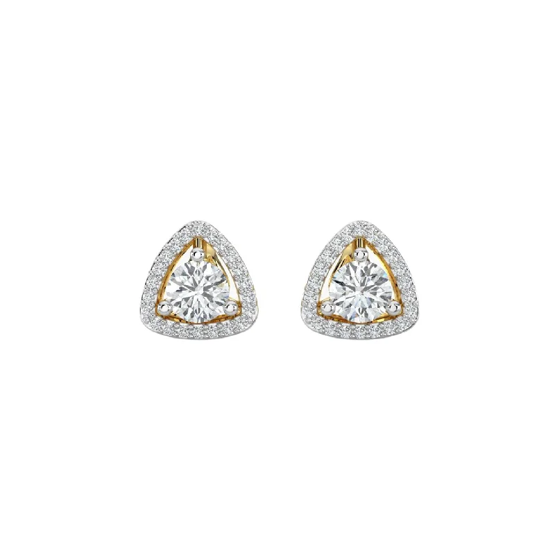 Handmade Boho Earrings-Diamond Earrings 0.89 Cts TW