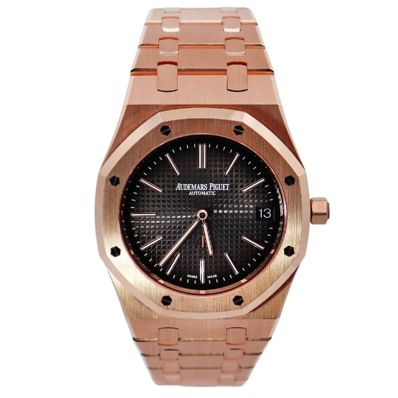 Personalized Name Watch-Audemars Piguet Royal Oak 39mm Grey Dial Watch Ref# 16202OR.OO.1240OR.02