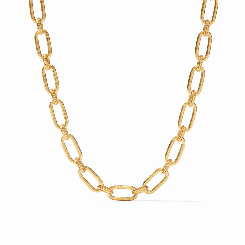 Wedding Necklace-Julie Vos | Trieste Link Necklace in Gold