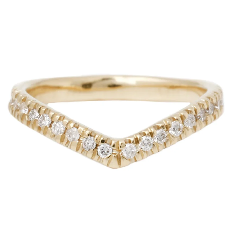 Wishbone Half Eternity Band