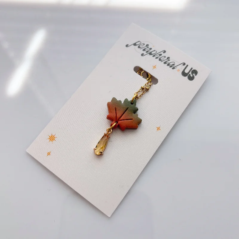 Designer Necklace for Gift-FALL LEAF NECKLACE