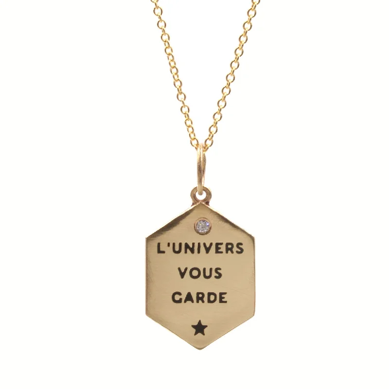 Multi-Strand Necklace-L'Univers Vous Garde Necklace