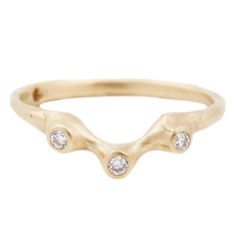 White Diamond Barnacle Nesting Ring