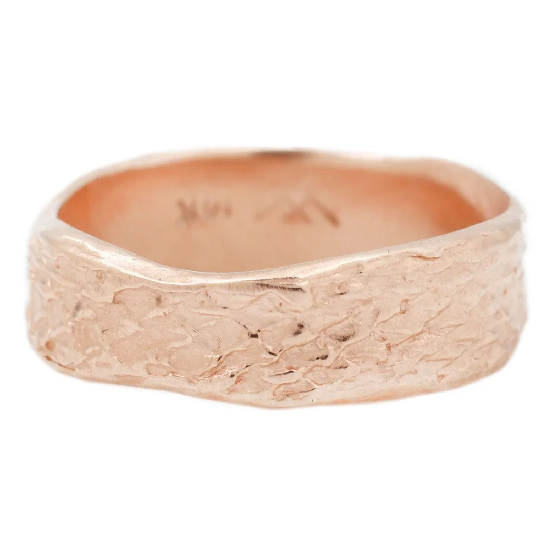 Rose Gold Snakeskin Band