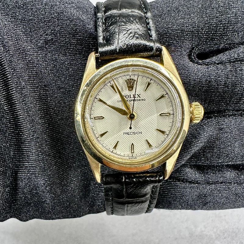 Fashion Chronograph Watch-Rolex Stainless Steel Speed King with Rare Original Waffle Dial from 1954