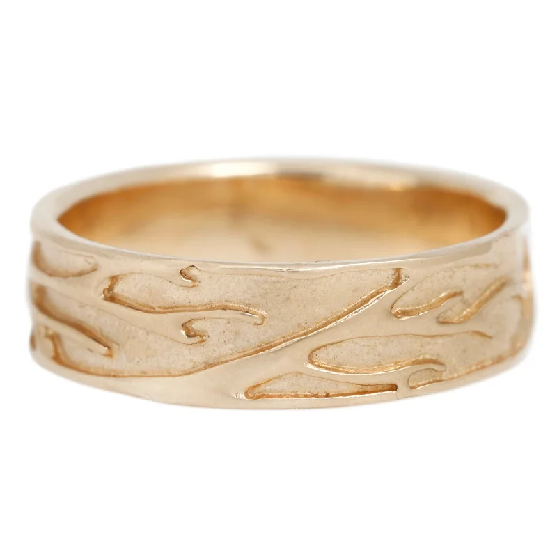 Yellow Gold Birch Branch Band