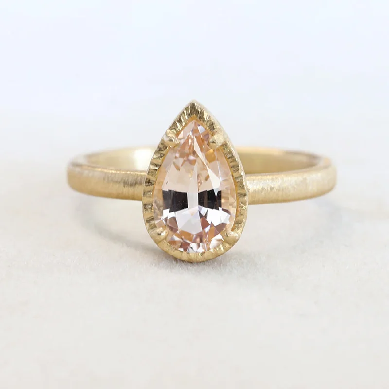 1.25ct Morganite ring