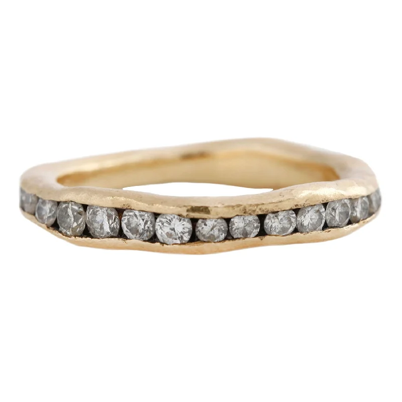 Hammered Eternity Ring