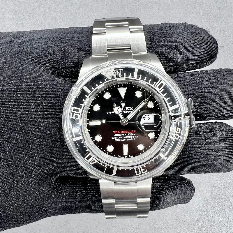 Luxury Digital Watch for Men-Unworn Rolex Sea-Dweller 126600: A Timeless Elegance in Stainless Steel Black Dial