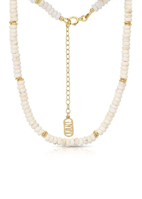 Double Layer Crystal Necklace-It's A Mood Necklace - White