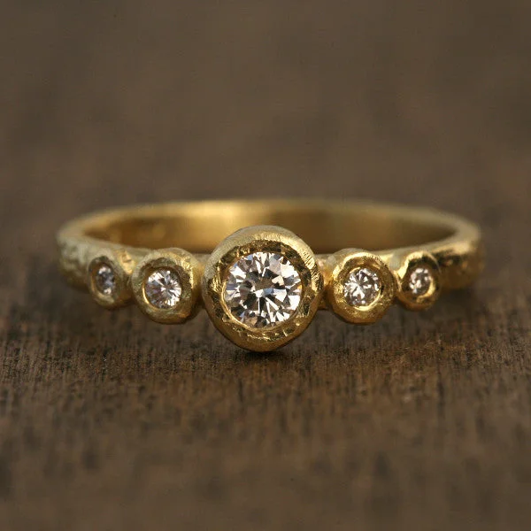 Five Bezel Ring